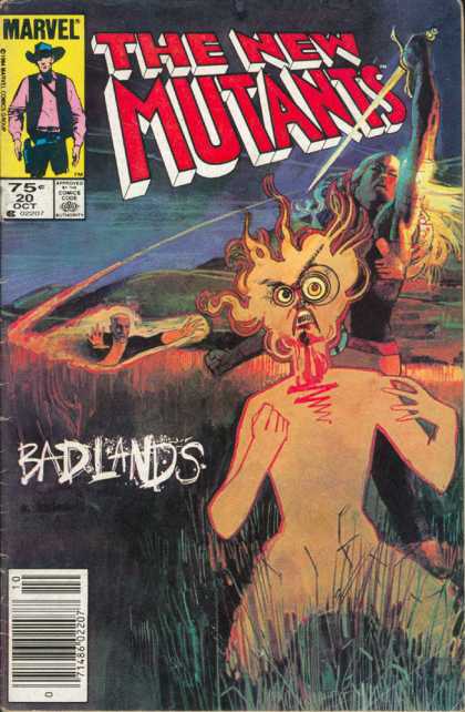 New Mutants 20 - Bad Lands - Ghost - Horror - Marvel - Revenge - Bill Sienkiewicz