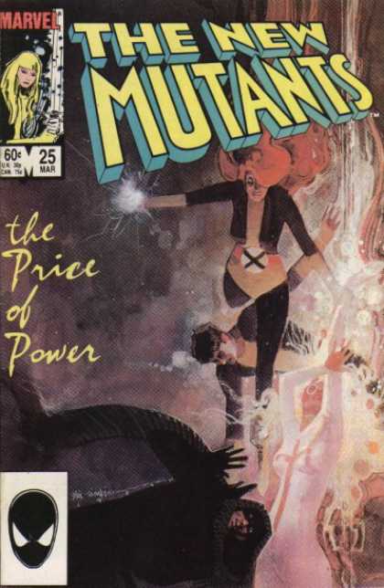 New Mutants 25 - The Prince Of Power - 25 Mar - Lightning - Pastel - Storm - Bill Sienkiewicz