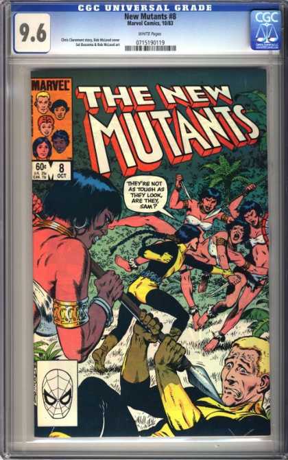 New Mutants 8 - Natives - The New Mutants - New Mutants - Spiderman - Amazons - Bob McLeod