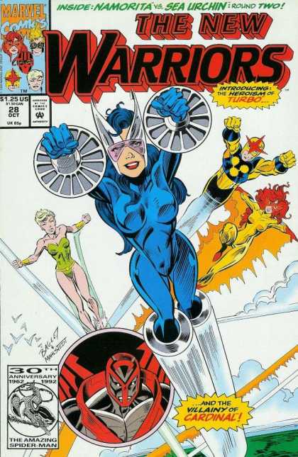 New Warriors 28 - Insidenamorita - Sea Urchin - The New Warriors - Marvel Comics - Superheroes - Mark Bagley