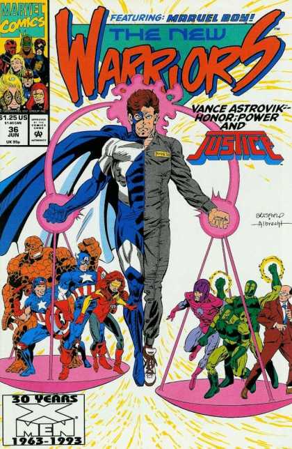 New Warriors 36 - Marvel Boy - Vance Astrovik Honor Power And Justice - X Men - Marvel Comics - Collectible Comic Book