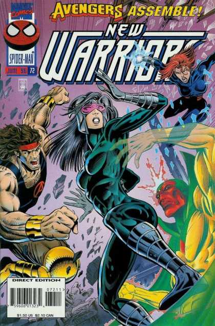 New Warriors 72 - Man - Woman - Superhero - Mask - Costume