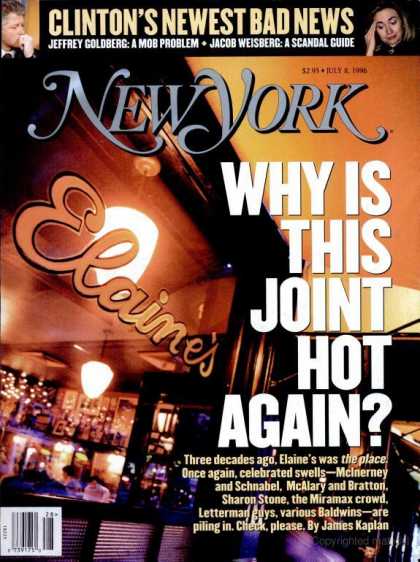 New York - New York - July 8, 1996