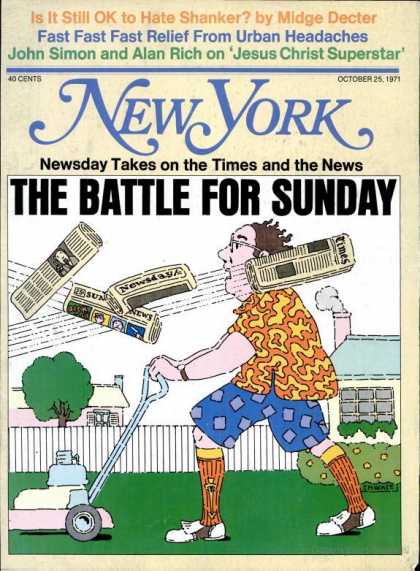 New York - New York - October 25, 1971