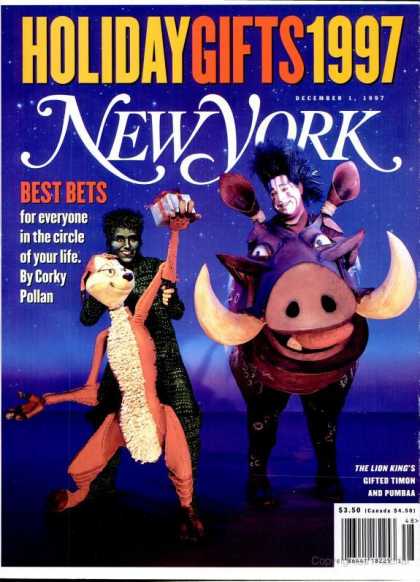 New York - New York - December 1, 1997