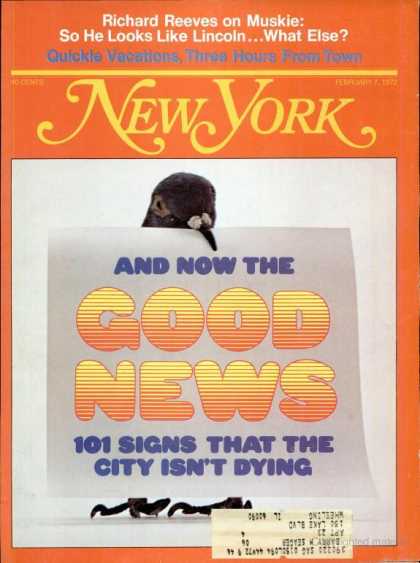 New York - New York - February 7, 1972