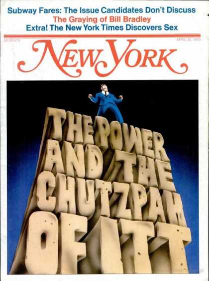 New York - New York - April 23, 1973