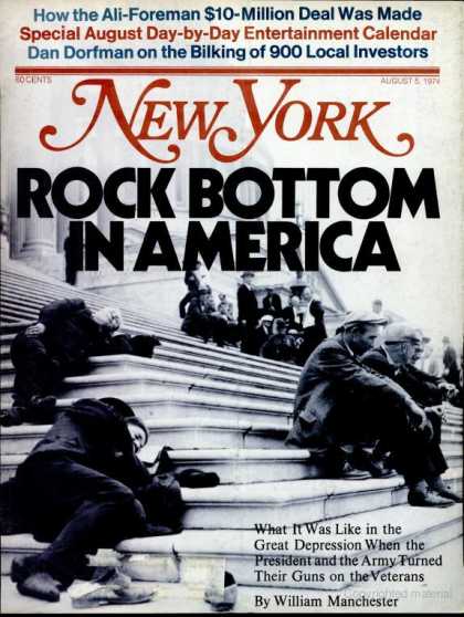 New York - New York - August 5, 1974