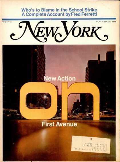 New York - New York - November 1968