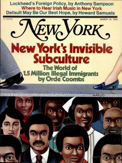 New York - New York - March 15, 1976