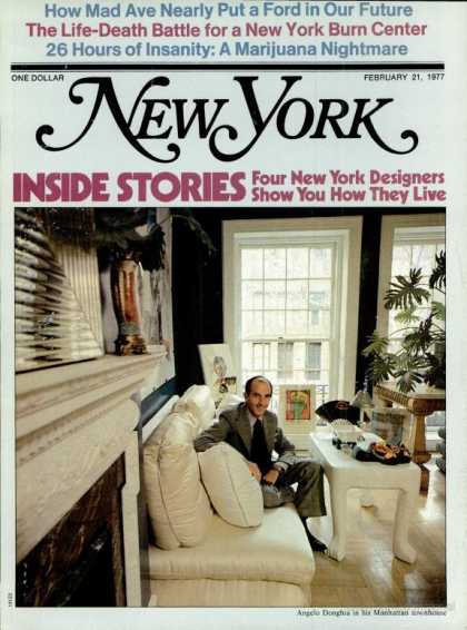 New York - New York - February 21, 1977