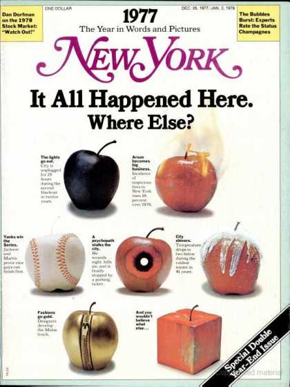 New York - New York - December 26, 1977