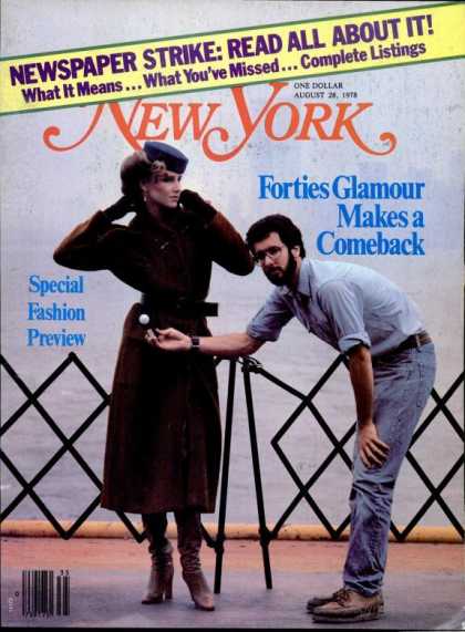 New York - New York - August 28, 1978