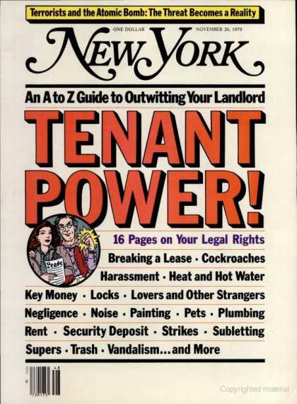New York - New York - November 26, 1979