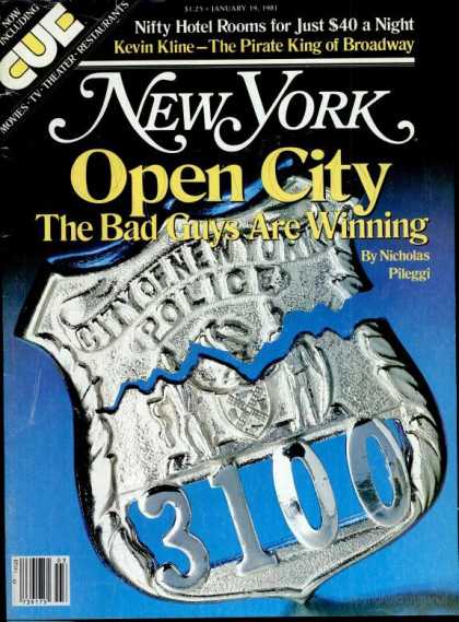 New York - New York - January 19, 1981