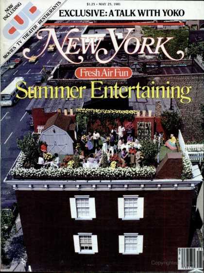 New York - New York - May 25, 1981