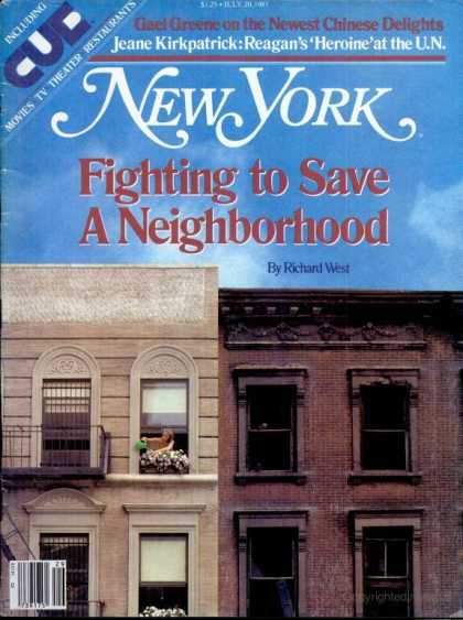 New York - New York - July 20, 1981
