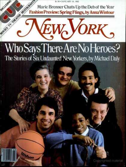 New York - New York - January 1982