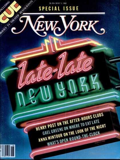 New York - New York - May 3, 1982