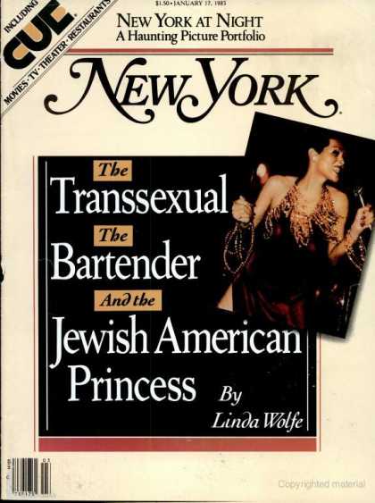 New York - New York - January 17, 1983