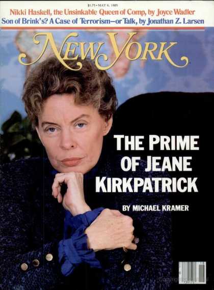 New York - New York - May 6, 1985