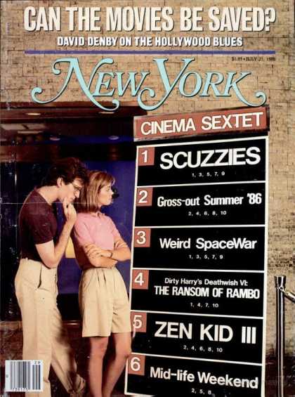 New York - New York - July 21, 1986