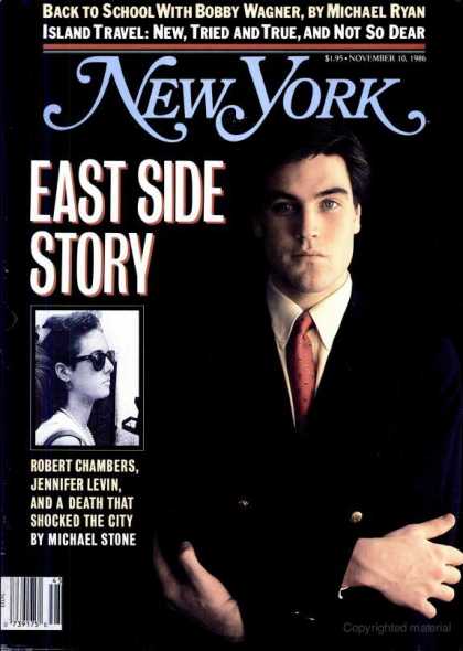 New York - New York - November 10, 1986