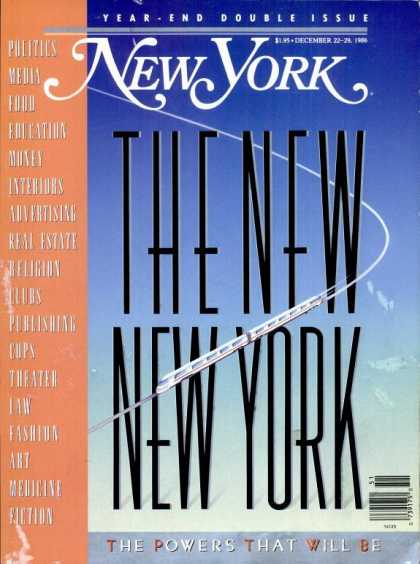 New York - New York - December 1986
