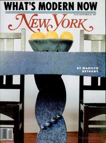 New York - New York - September 28, 1987