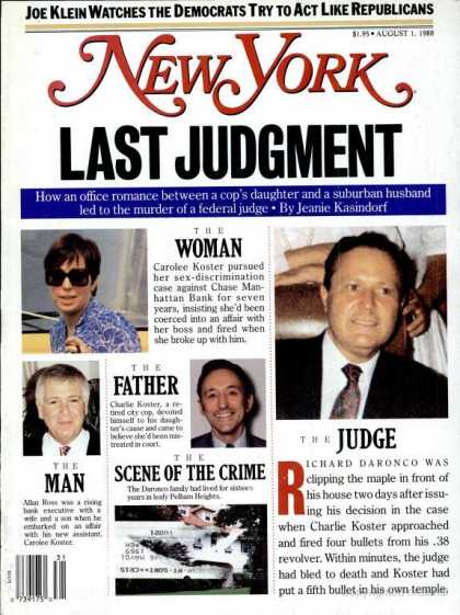 New York - New York - August 1, 1988