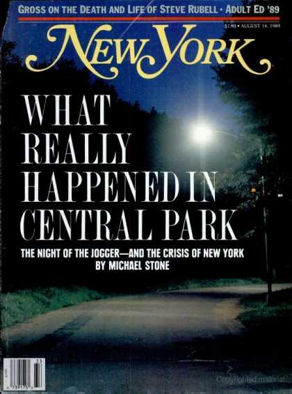 New York - New York - August 14, 1989