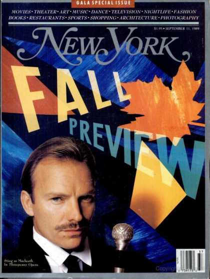 New York - New York - September 11, 1989