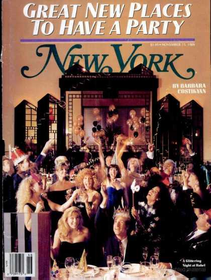 New York - New York - November 13, 1989