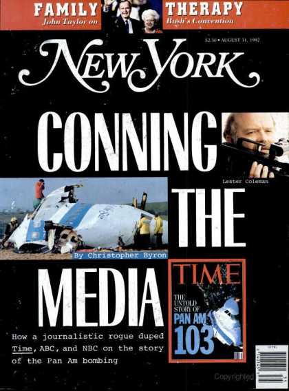 New York - New York - August 31, 1992