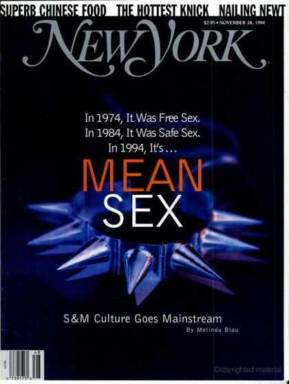 New York - New York - November 28, 1994