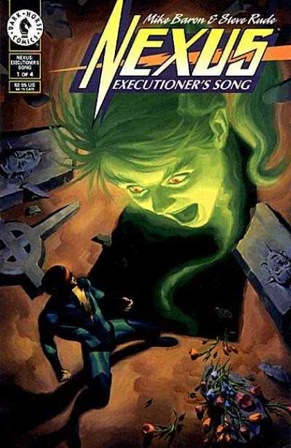 Nexus: Executioner's Song 1 - Mike Baron - Steve Rude - Dark Horse - Green - Face - Steve Rude