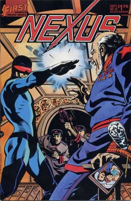 Nexus 12 - First - Gun - Photo - Shooting - Red Eye - Steve Rude