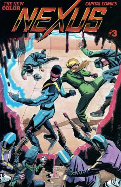 Nexus 3 - Two Against Evil - Outnumbered But Fighting To Win - Will Powers Outweigh Numbers - Master Of Kung Fu - Blasting Towards Evil - Steve Rude