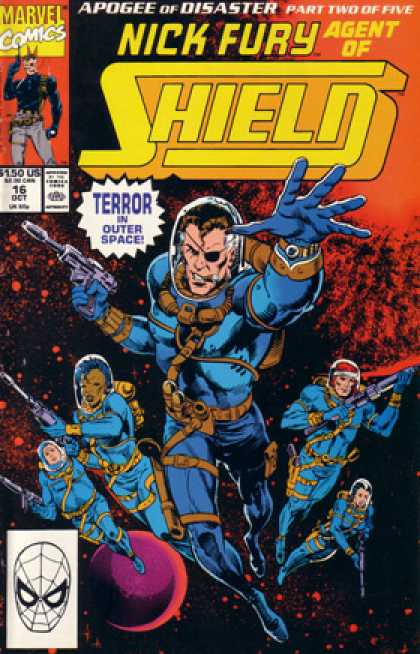 Nick Fury, Agent of SHIELD (1989) Covers