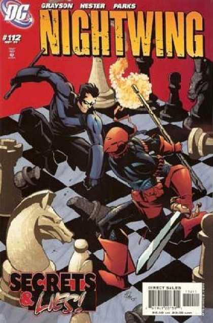 Nightwing 112 - Grayson - Hester - Parks - Secrets U0026 Lies - Direct Sales - Phil Hester