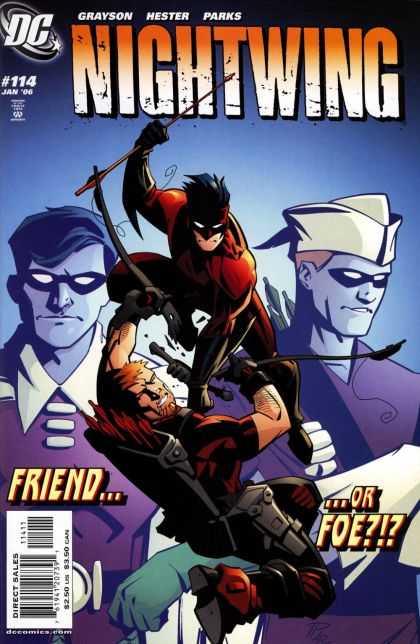 Nightwing 114 - Friend Or Foe - Dc - 114 - January Issue - Grayson - Phil Hester