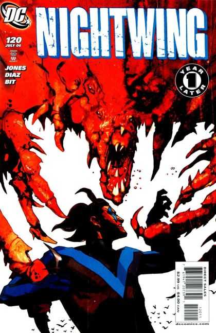 Nightwing 120 - Dc - Dragon - Eyes - Year Later - Knife - Mark Simpson