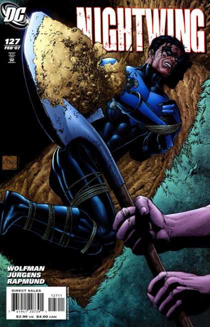 Nightwing 127 - Nightwing - Feb 07 - Shovel - Dirt - Wolfman - Sciver Van