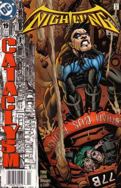 Nightwing 19 - Cataclysm - Dc - Fall - Pull - Angry