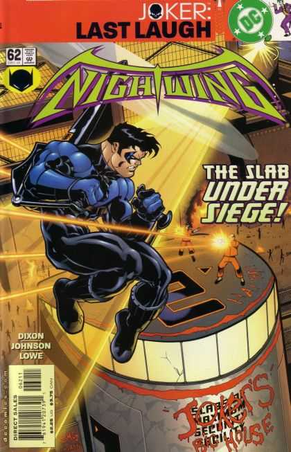 Nightwing 62 - Nightwing - Batman - Guns - Fighting - Air - Ed McGuinness