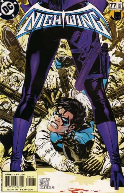 Nightwing 77 - Issue 77 - Grayson - Chained - Legs - Fighting - Michael Golden