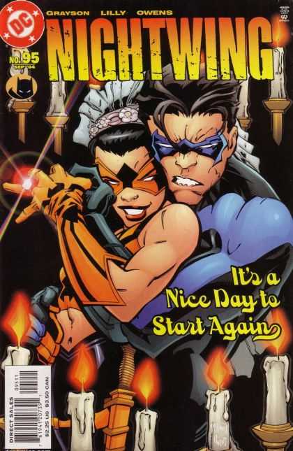 Nightwing 95 - Grayson Lilly Owens - Couple - Costume - Its A Nice Day To Start Again - Candles