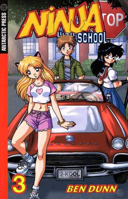 Ninja High School 3 - Ninja - High School - Antartic Press - Ben Dunn - Comic