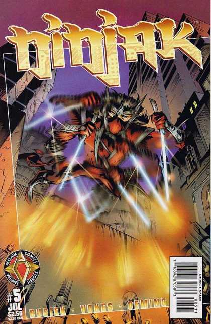 Ninjak 5 - Ninja - Lasers - Knives - Buildings - Jump