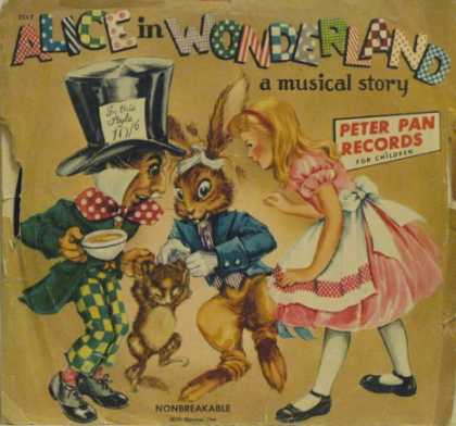 Oddest Album Covers - <<Alice in Wonderland (front and back art)>>